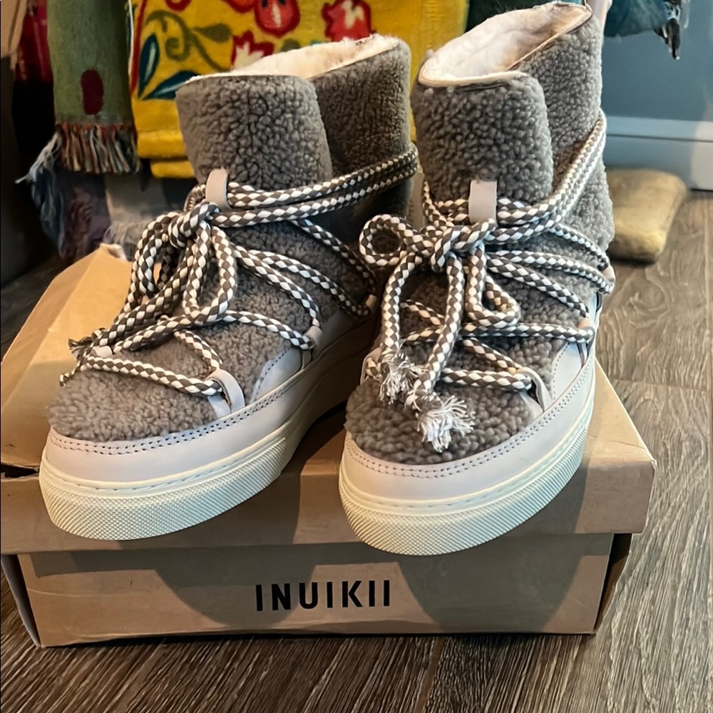 Inuikii curly sneaker winter boot